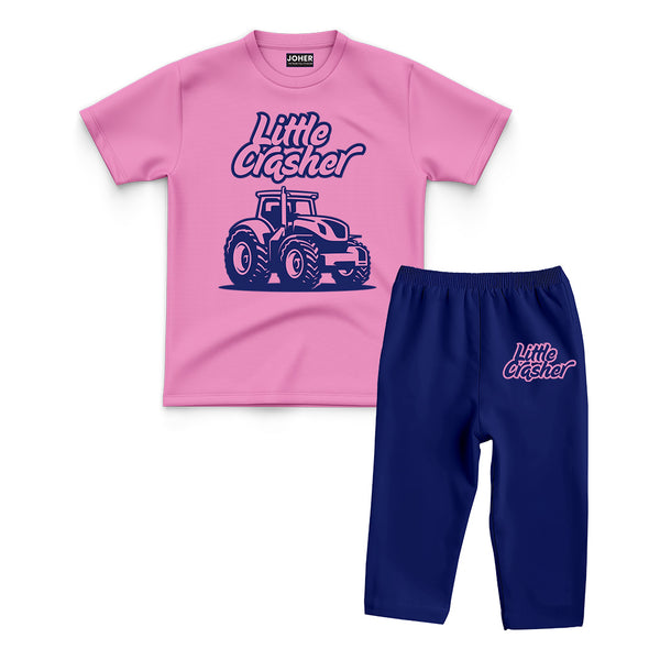 DTF PAJAMA SUIT - MONSTER TRUCK ADVENTURE