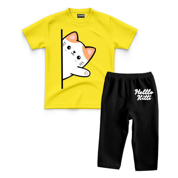 DTF PAJAMA SUIT - HELLO KITTY