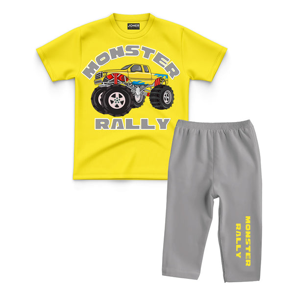 DTF PAJAMA SUIT - MONSTER RALLY