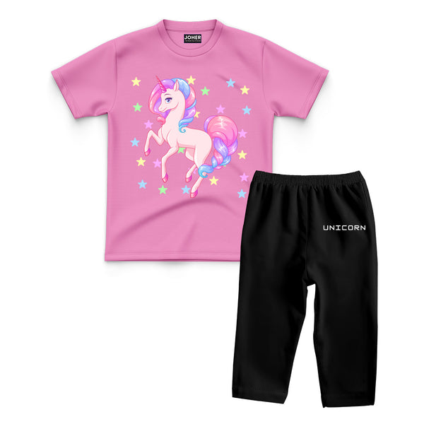 DTF PAJAMA SUIT - UNICORN