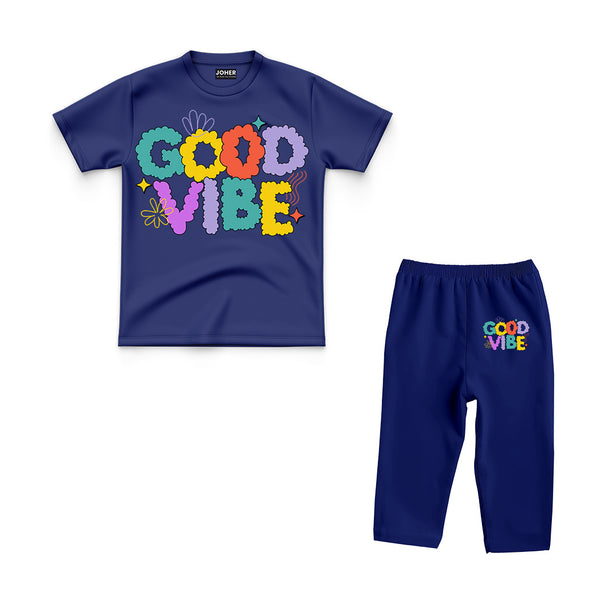 DTF PAJAMA SUIT - GOOD VIBES