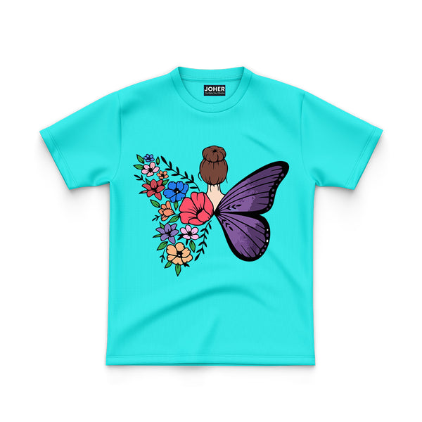 COTTON - HALF BUTTERFLY- TEE