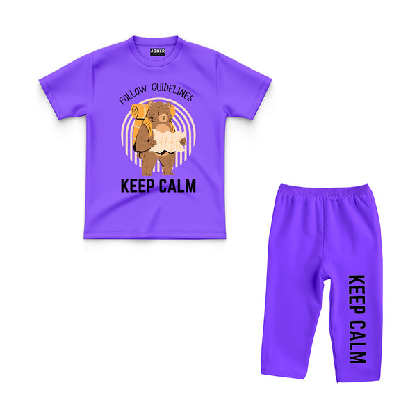 DTF PAJAMA SUIT - KEEP CALM