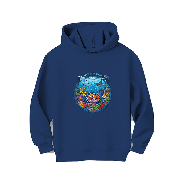 UNDER WATER WORLD HOODIE FLEECE