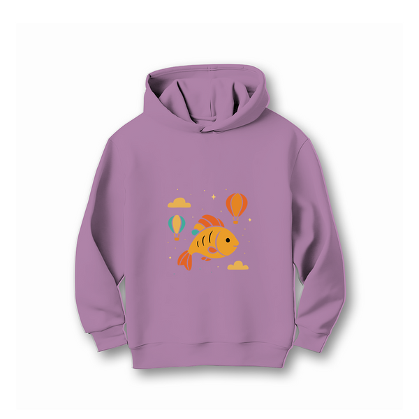 FISH HOODIE FLEECE