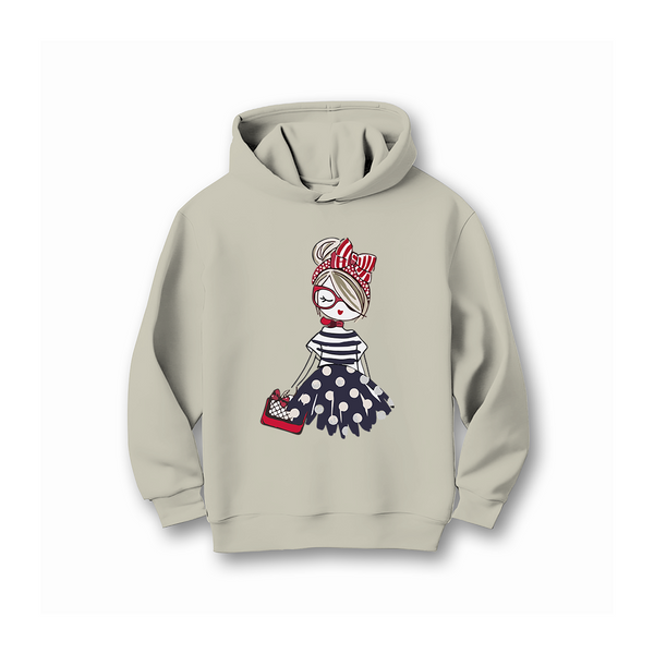 CUTE DOLL HOODIE FLEECE